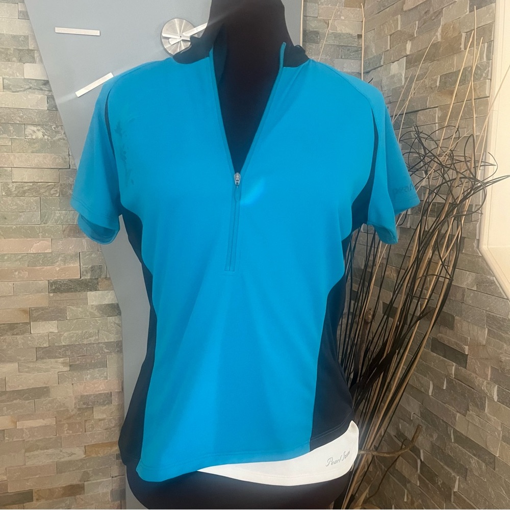 Pearl Izumi short sleeve quarter zip cycling jersey